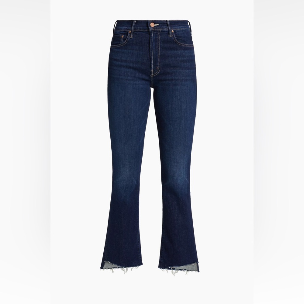 Mother the Insider Crop Step Fray in Night Tripper
